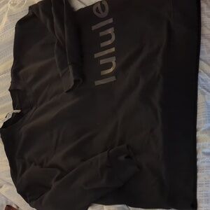 Women Lululemon black sweater size 10 (fits like a 12)